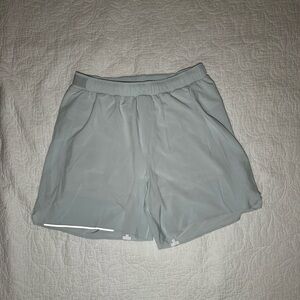Men's Blue Lululemon Athletic 2-in-1 Lined Shorts